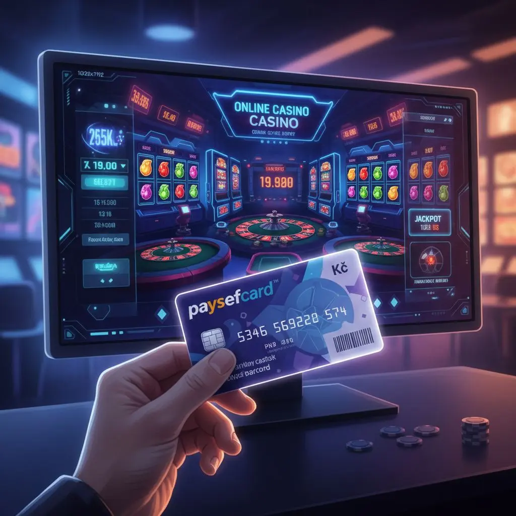 Paysafecard kupon a online casino prostředí s českými prvky.